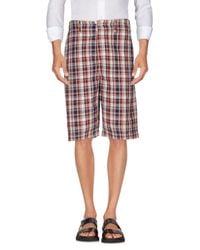French Connection Red Bermuda Shorts for men