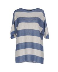 Les Copains - Blue Sweater - Lyst
