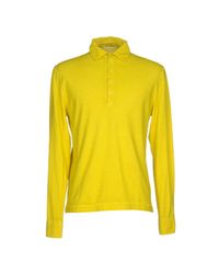 Massimo Alba Yellow Polo Shirt for men