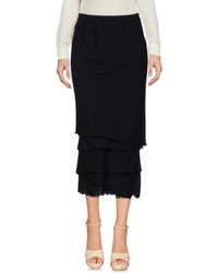 Damir Doma Black 3/4 Length Skirt