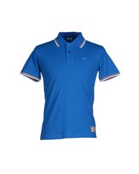 Russell Athletic Blue Polo Shirt for men
