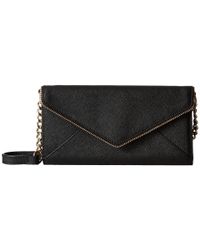 Rebecca Minkoff | Black Cleo Wallet On A Chain | Lyst