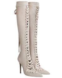 Zimmermann | Multicolor Lace Up Long Boot | Lyst