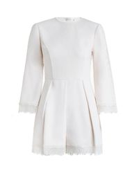 Zimmermann | White Lace Playsuit | Lyst