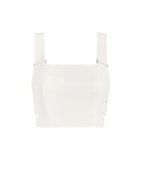 Zimmermann | Black Stretch Crepe Buckle Bodice | Lyst