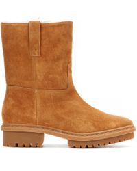 la canadienne lori waterproof suede boots