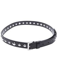 Prada Leather Wrap Belt, Black in Black | Lyst  