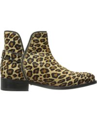 Christian louboutin Leopard Pony Hair Big Lips Spike Heel Ankle ...  