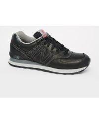new balance women's 574 lux leather trainer new balance women's 574 lux leather trainer