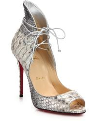 Christian louboutin Green Taffeta Lady Cukor 70 Slingback Pumps in ...  