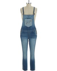Guess Summer Tuxedo Overalls in Blue (Hammock Wash) | Lyst