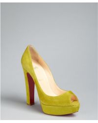 christian louboutin calfskin banana 140  