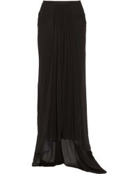 Dolce & Gabbana Lace Trim Mermaid Skirt in Black (mermaid) | Lyst