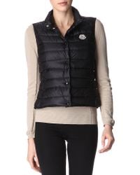 moncler liane gilet in black moncler liane gilet in black