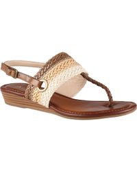 aldo tan flat sandals