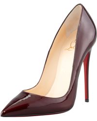 christian louboutin filo patent leather platform pump - Bavilon Salon  