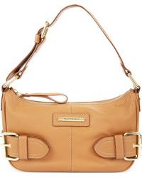 Jolie Top Zip Shoulder Bag Metallic