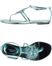 light blue gucci thong sandals