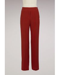 Etro Silk Pajama Pants - Red
