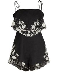 Zimmermann Juniper Jumpsuit - Black