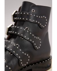 givenchy embellished leather boots