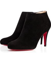 Christian louboutin Apollo 100 Embellished Suede Knee-High Boots ...  