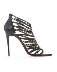 cheap christian louboutin shoes fake - christian louboutin millaclou Black/Silver Leather | The Little ...