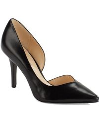 Valentino Couture Bow D'Orsay Pump in Black (black patent) | Lyst