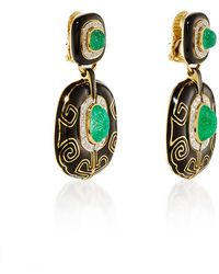 Women S David Webb Earrings From 2 600 David Webb Couture Lantern Earrings Lyst