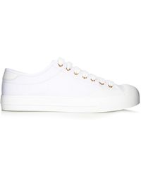 gucci white canvas shoes