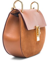 chloe white leather handbag - Chlo \u0026#39;drew\u0026#39; Shoulder Bag in Gold (METALLIC) | Lyst