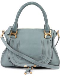 knockoff chloe bag - Chlo Marcie Mini Shoulder Bag in Gray (Grey) | Lyst