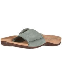 mint green flat sandals