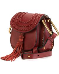 chloe knockoff bags - Chlo Hudson Leather Shoulder Bag in Red | Lyst