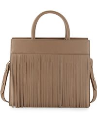 Women S Posse Bags Posse Beverly Leather Fringe Satchel Bag Lyst