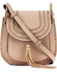 imitation chloe bags - Chlo \u0026#39;small Kurtis\u0026#39; Suede \u0026amp; Leather Shoulder Bag in Beige (MOTTY ...