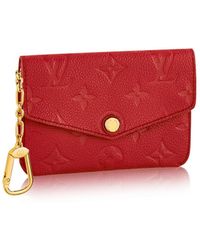 red louis vuitton key pouch