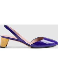 Christian louboutin Ron Ron Eel-skin Court Shoes in Gray ...  