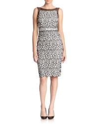 Lauren By Ralph Lauren Linen Boatneck Dress in White (prosecco) | Lyst