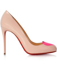 christian louboutin shoes fake - Christian louboutin Women\u0026#39;s Uptown Ankle-strap Pumps in Pink (Nude ...