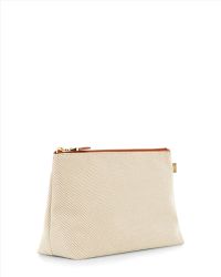 Lyst Jaeger Canvas Wash Bag In Natural Jaeger Canvas Wash Bag Lyst