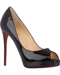 Christian louboutin Very Prive Suede in Blue (navy) | Lyst  