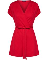 Boohoo Overall - Rot