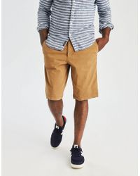 mens longer length chino shorts