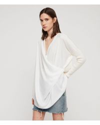 all saints ridley sweater white