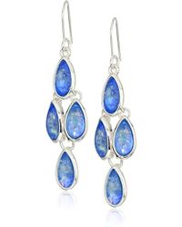Women S Kenneth Cole Earrings Kenneth Cole Of The Flower Silver And Opal Chandelier Earrings Lyst