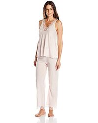 Natori Tranquility With Lace Pajama - Pink