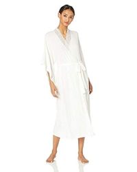 Eberjey Sara Grand Long Robe - White