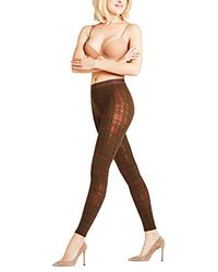 Falke Tartan Tights, 40 - Pink