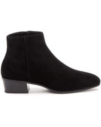 aquatalia fuoco leather ankle boots